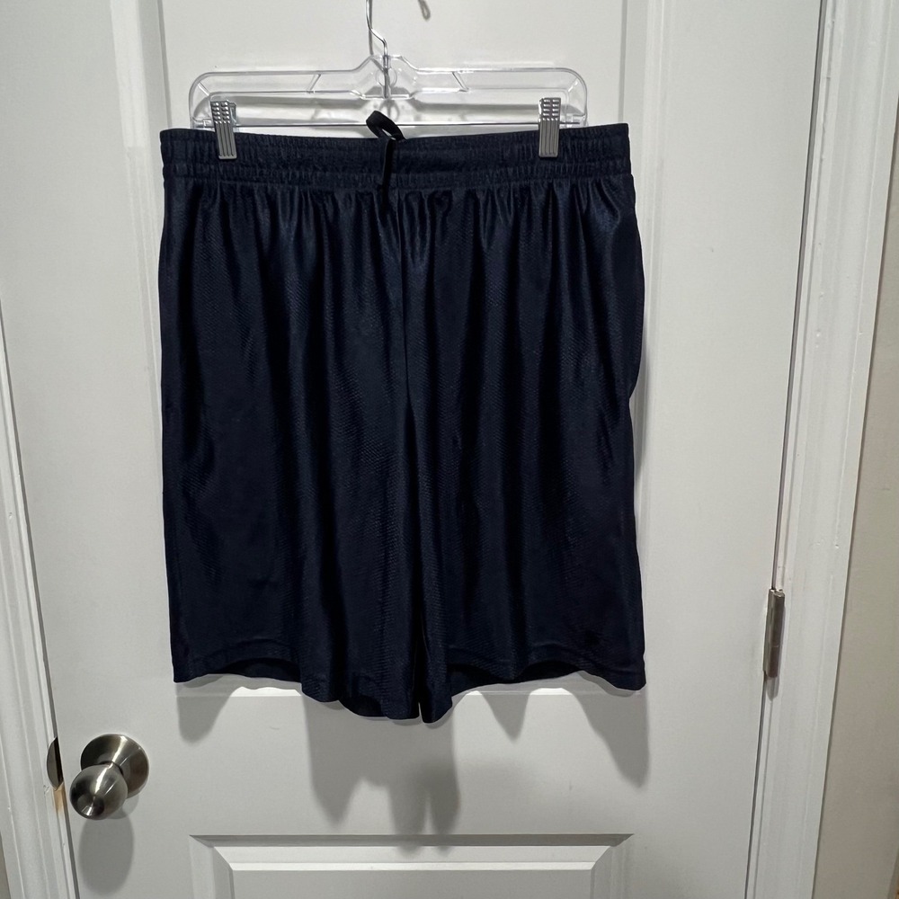 Starter Mens Athletic Shorts Textured Mesh Dark Navy Blue Size M